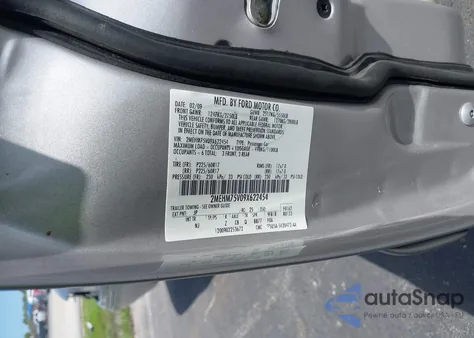 2009 Mercury Grand Marquis Ls (Fleet Only) из США, поврежденный, VIN 2MEHM75V09X622454